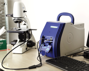 Спектрометр комбинационного рассеяния для проведения исследований в области археологии и исследовании картин